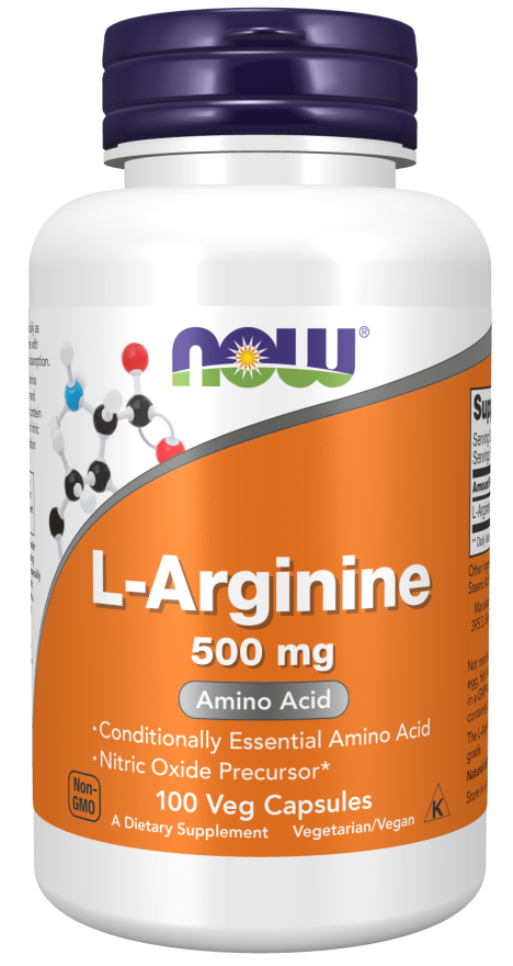 L-Arginine 500mg capsules 100'