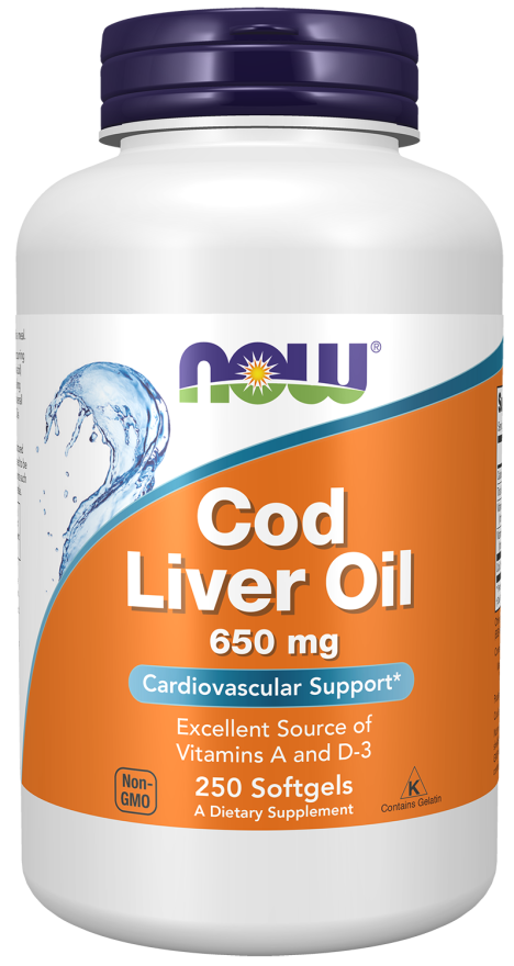 Cod Liver Oil 650mg caps