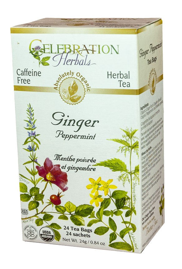 Ginger with Peppermint 24 tea bags