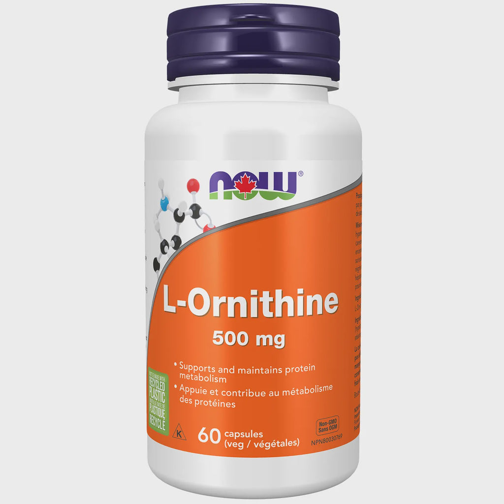 NOW  L - Ornithine 500 mg, 120 Capsules