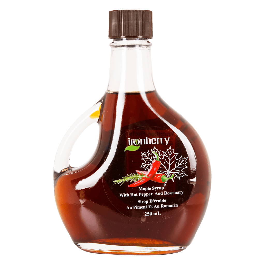 MAPLE SYRUP- HOT PEPPER-ROSEMARY 250ML