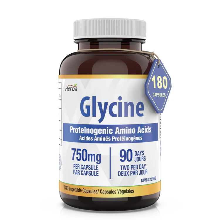 Glycine 750mg     180 capsules