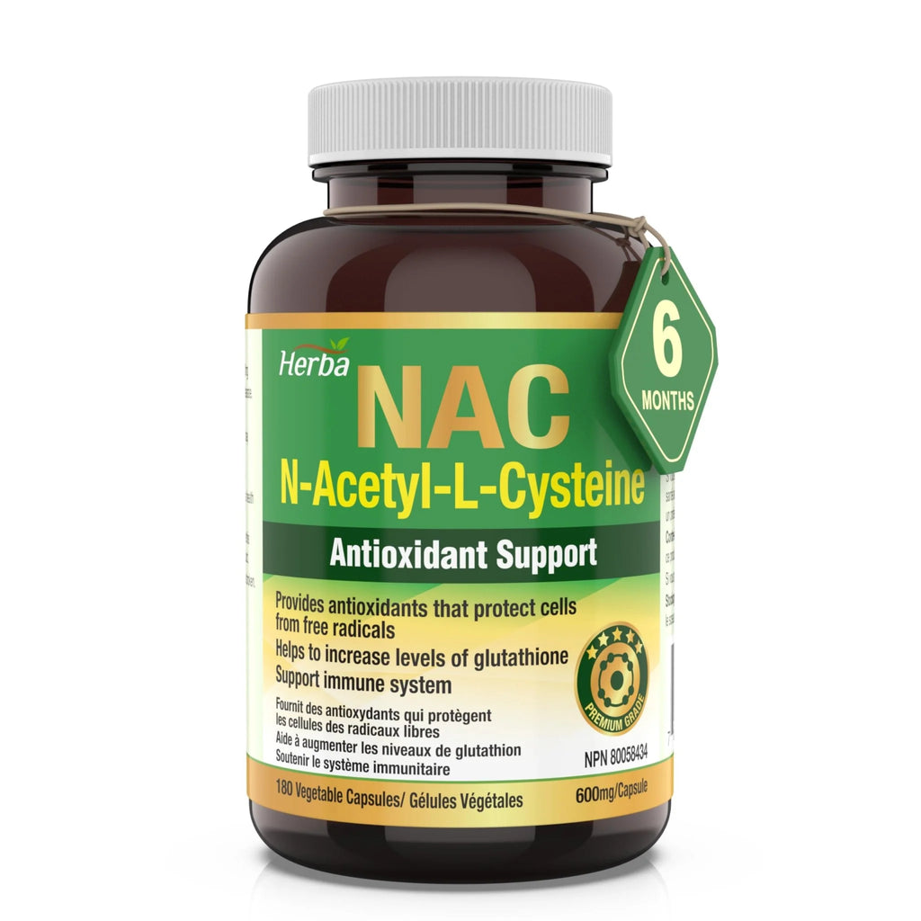 NAC N-acetyl-L-cysteine 600 mg 120 caps