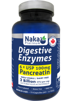 Digestive  Enzymes 80 mg Pancreatin 75 cap