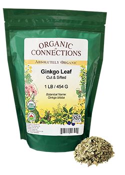 Ginkgo Leaf Cut&Sifted 454gm