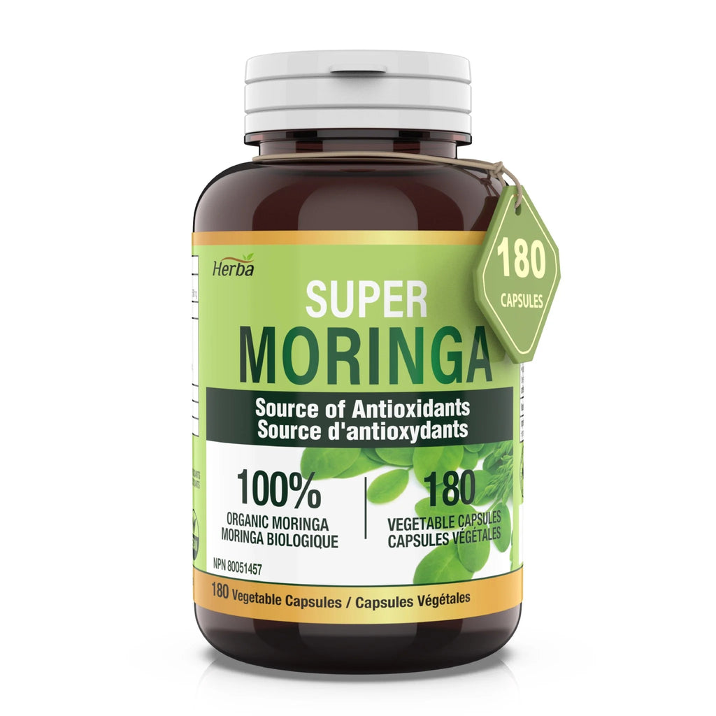 Super Moringa , 180 vegetable capsules