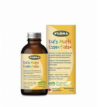 FLORA Kids Multi Essentials+, 80 mL