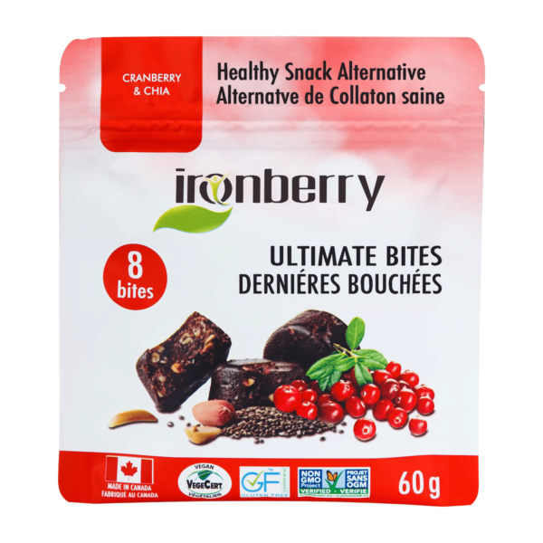 CRANBERRY & CHIA SNACK 60G