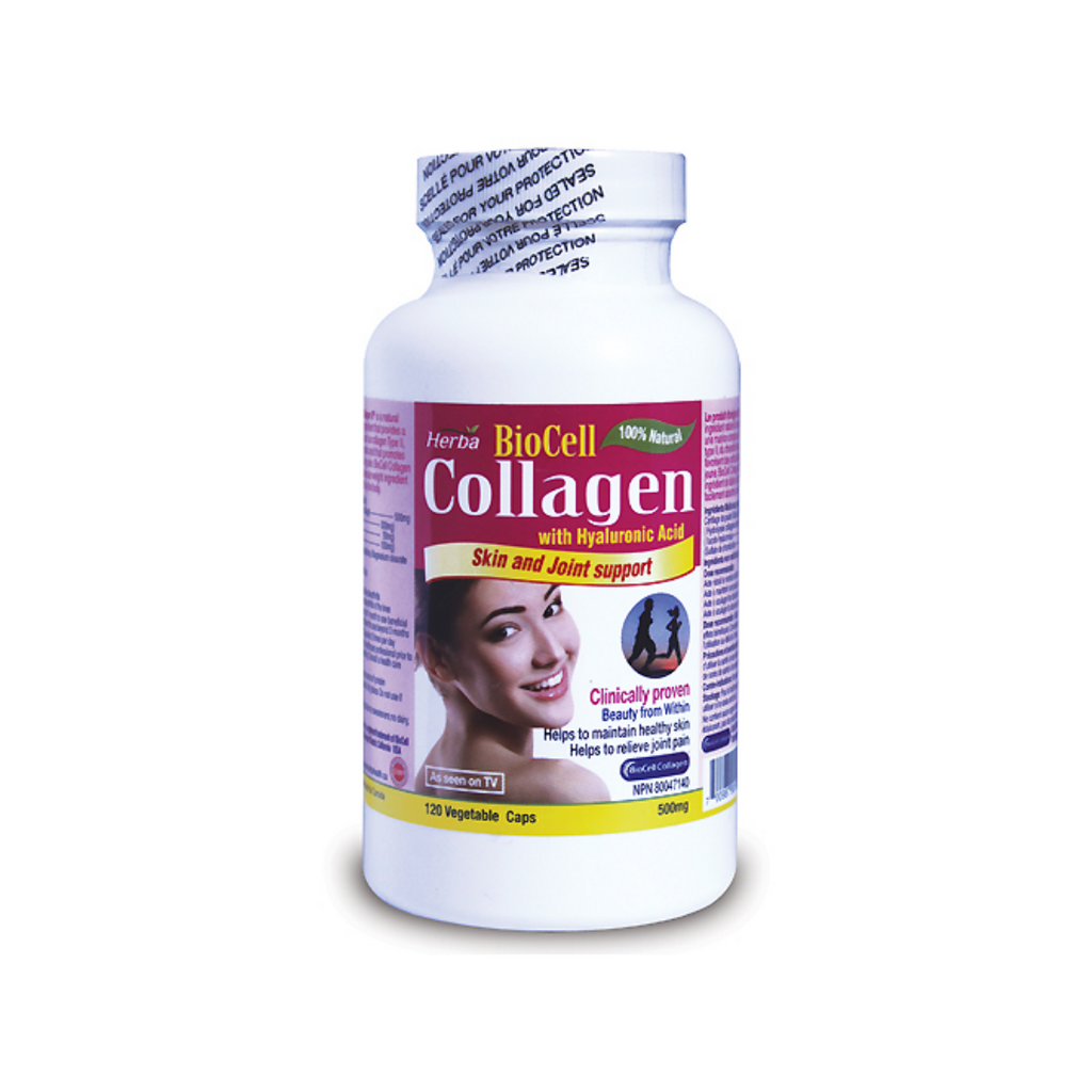 BioCell Collagen  500mg,   120 vegetable capsules