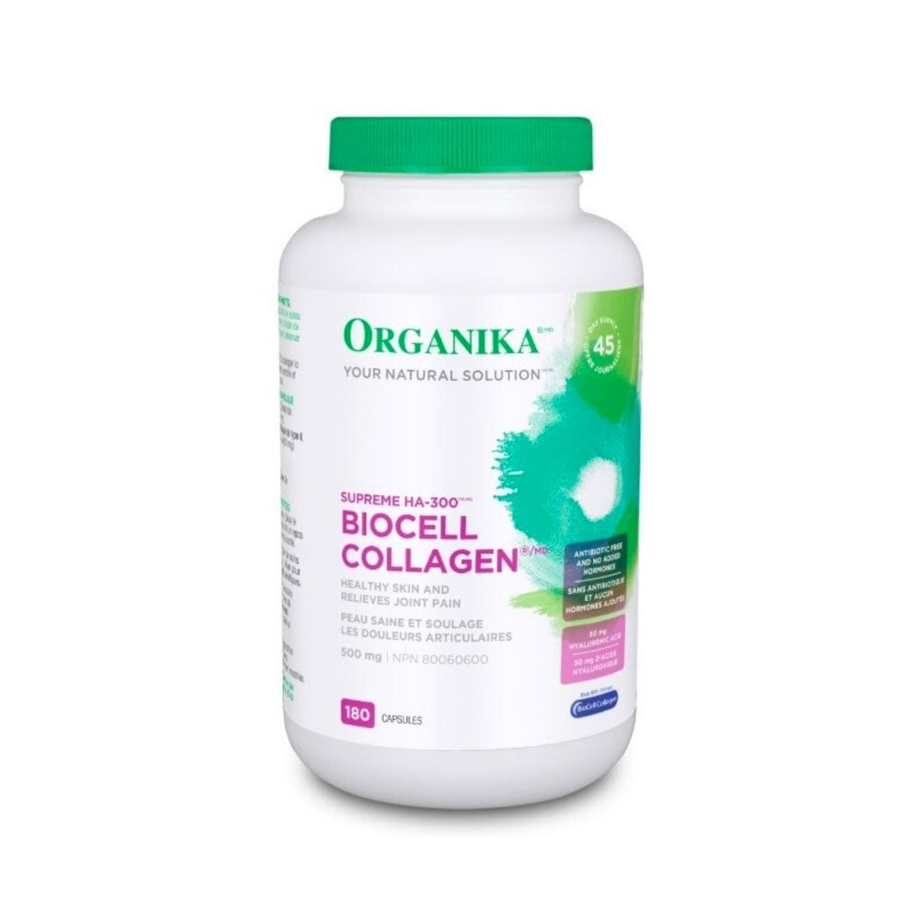 Organika BioCell Collagen Supreme HA-300, 180 Capsules