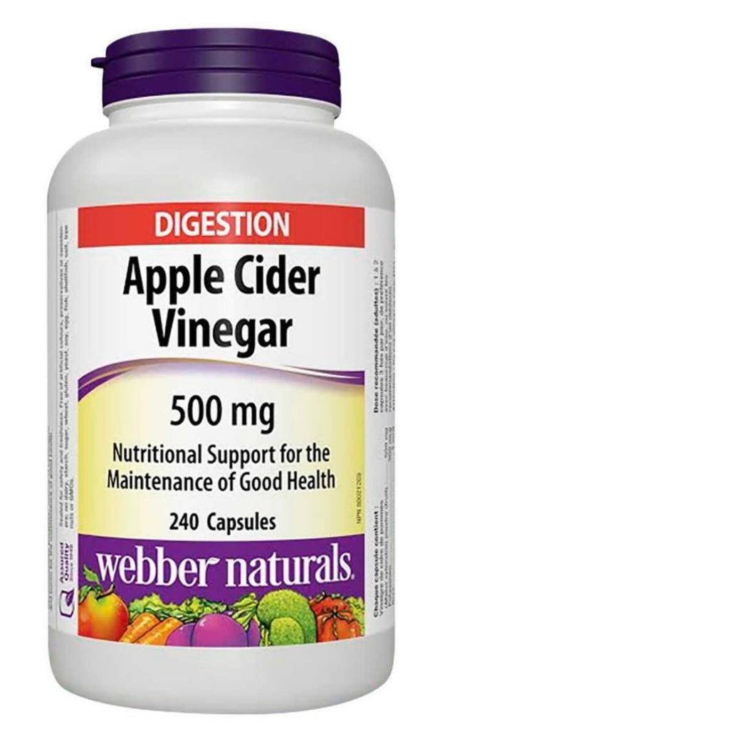Webber Naturals Apple Cider Vinegar, 240 Tablets