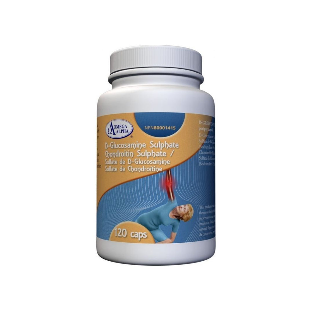 Omega Alpha D-Glucosamine-Chondroitin, 120 Capsules