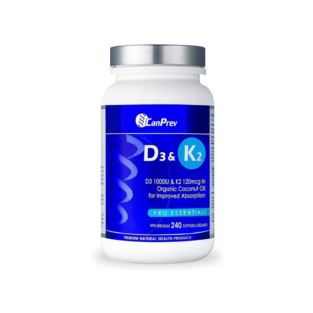 CanPrev D3+K2, 240 Softgels