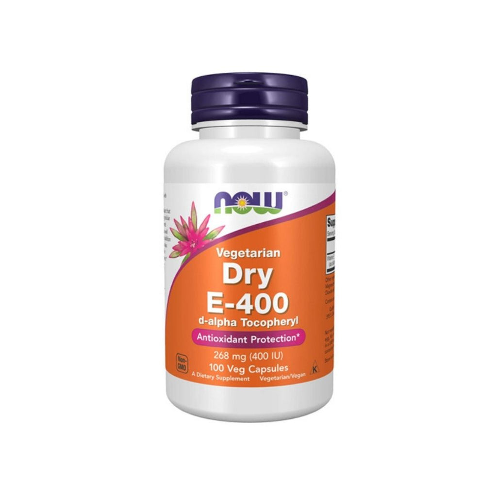 Now Vitamin E-400 Vegetarian Dry, 100 Capsules