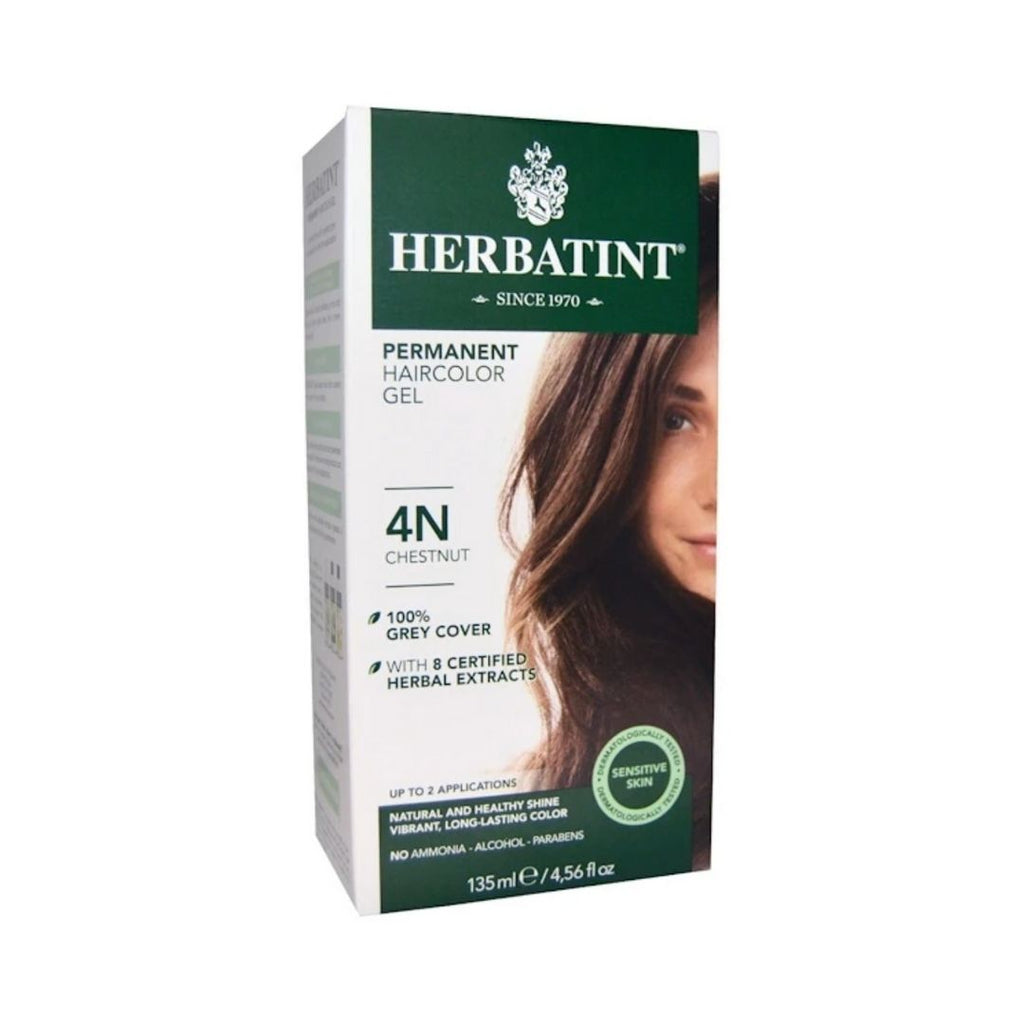 Herbatint™ "N" Series Natural Herb Based Hair Colour 4N Chestnut 135 mL