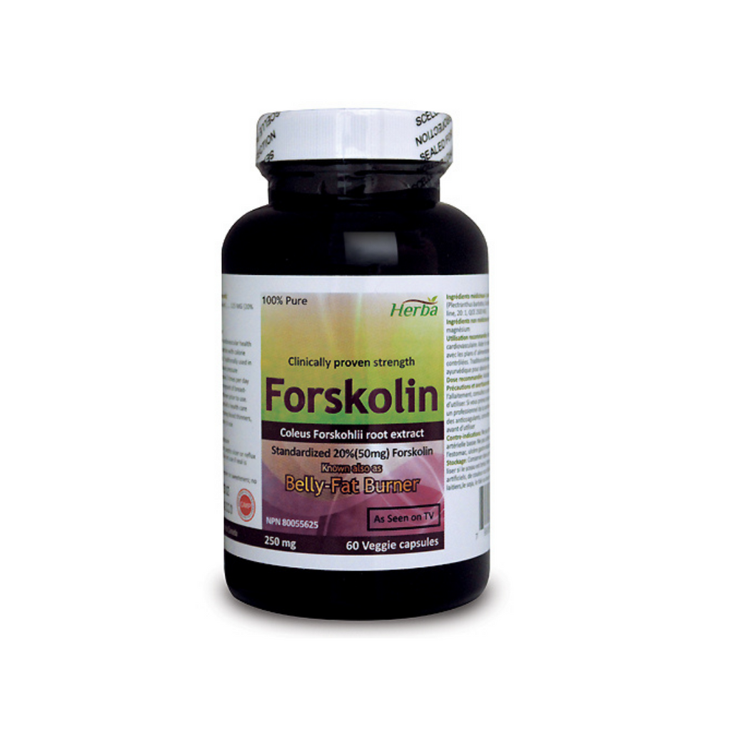 Forskolin Belly Fat Burner 250mg,  60 veggie capsules
