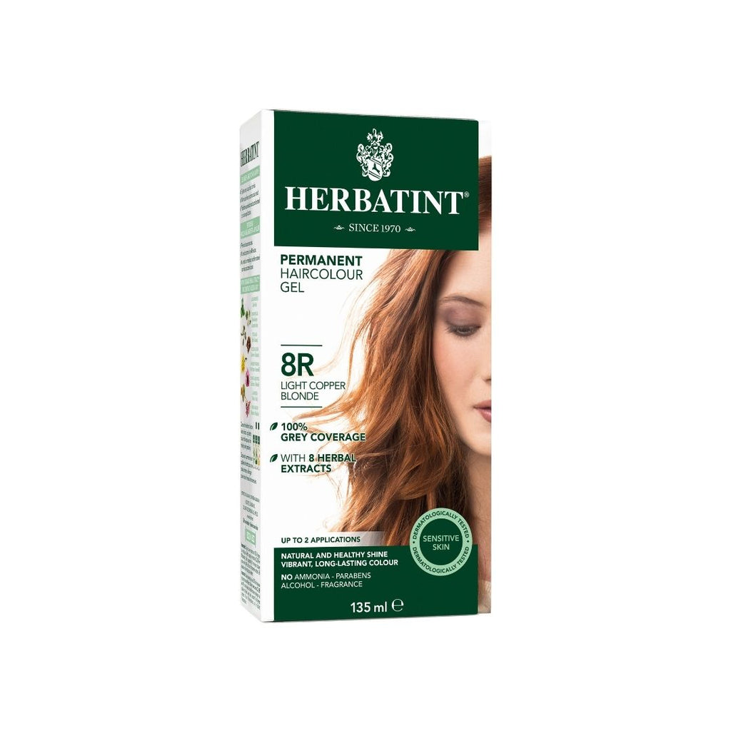 Herbatint Permanent Haircolor 8R Light Copper