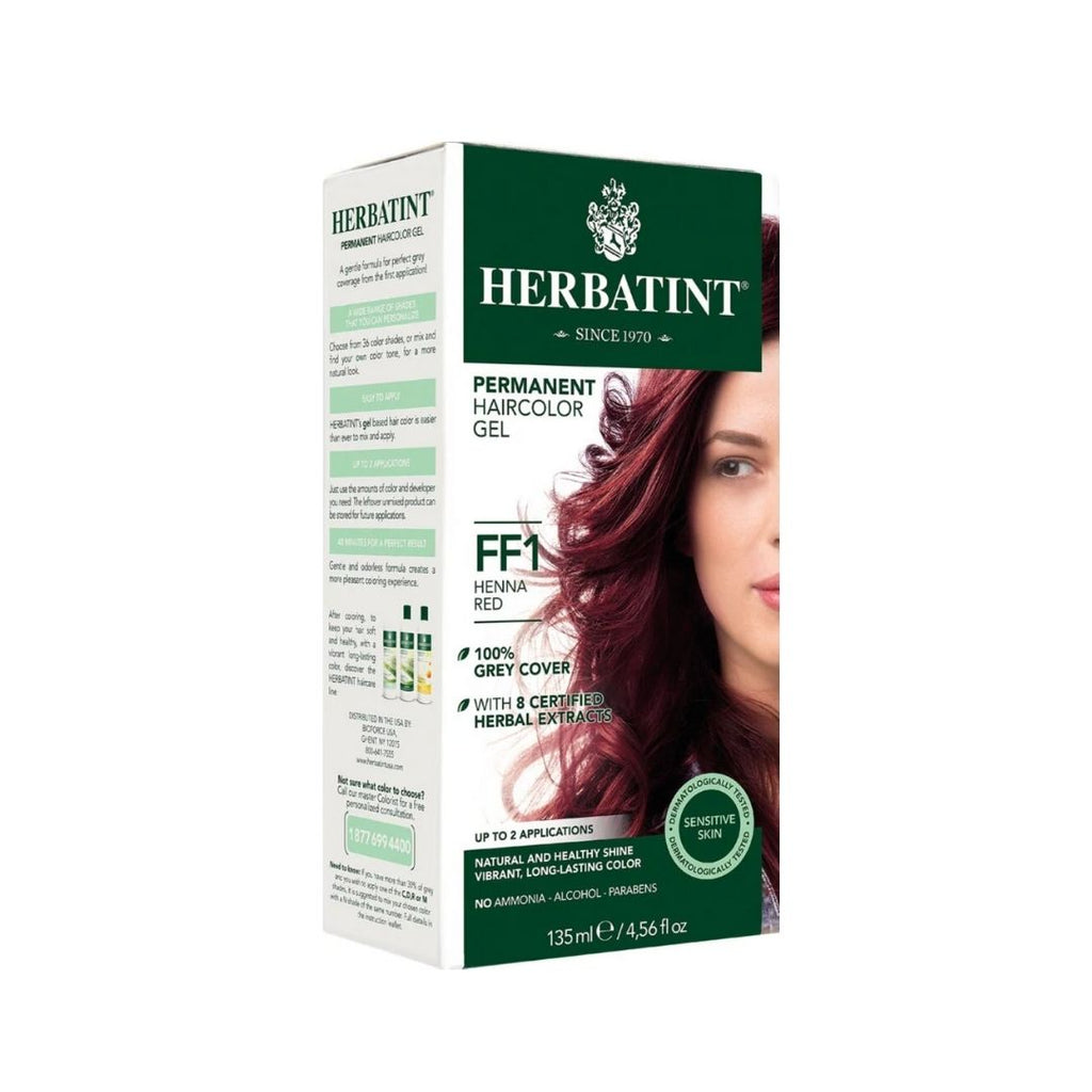 Herbatint™ "FF" Series Natural Herb Based Hair Colour #FF1 Henna Red 135 mL