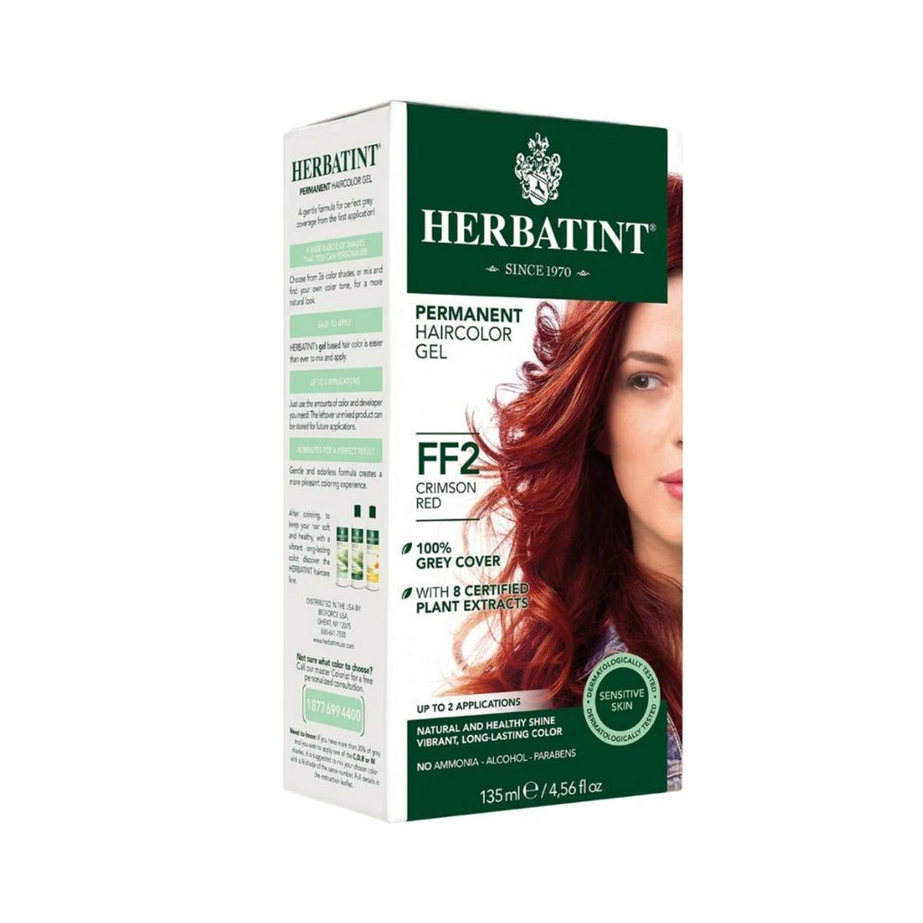 Herbatint™ "FF" Series Natural Herb Based Hair Colour #FF2 Crimson Red 135 mL