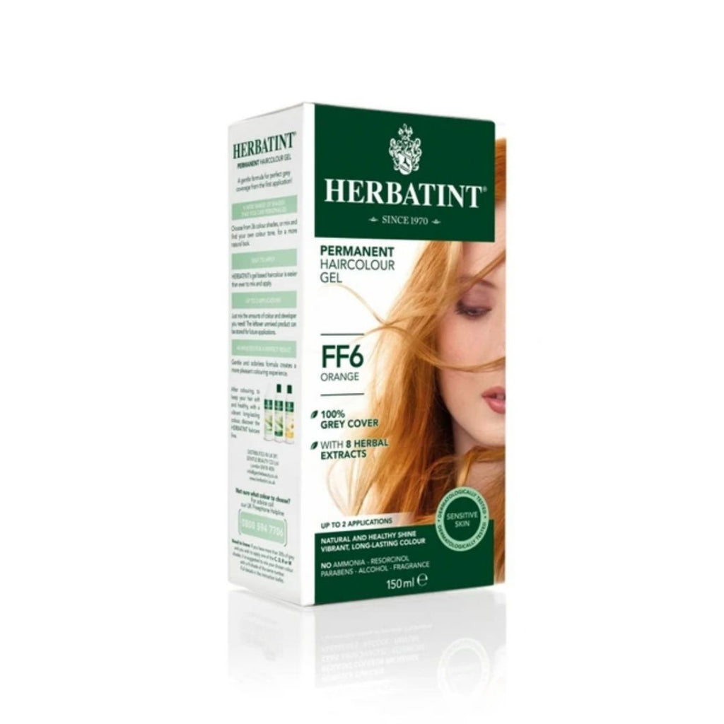 Herbatint™ "FF" Series Natural Herb Based Hair Colour #FF6 Orange 135 mL