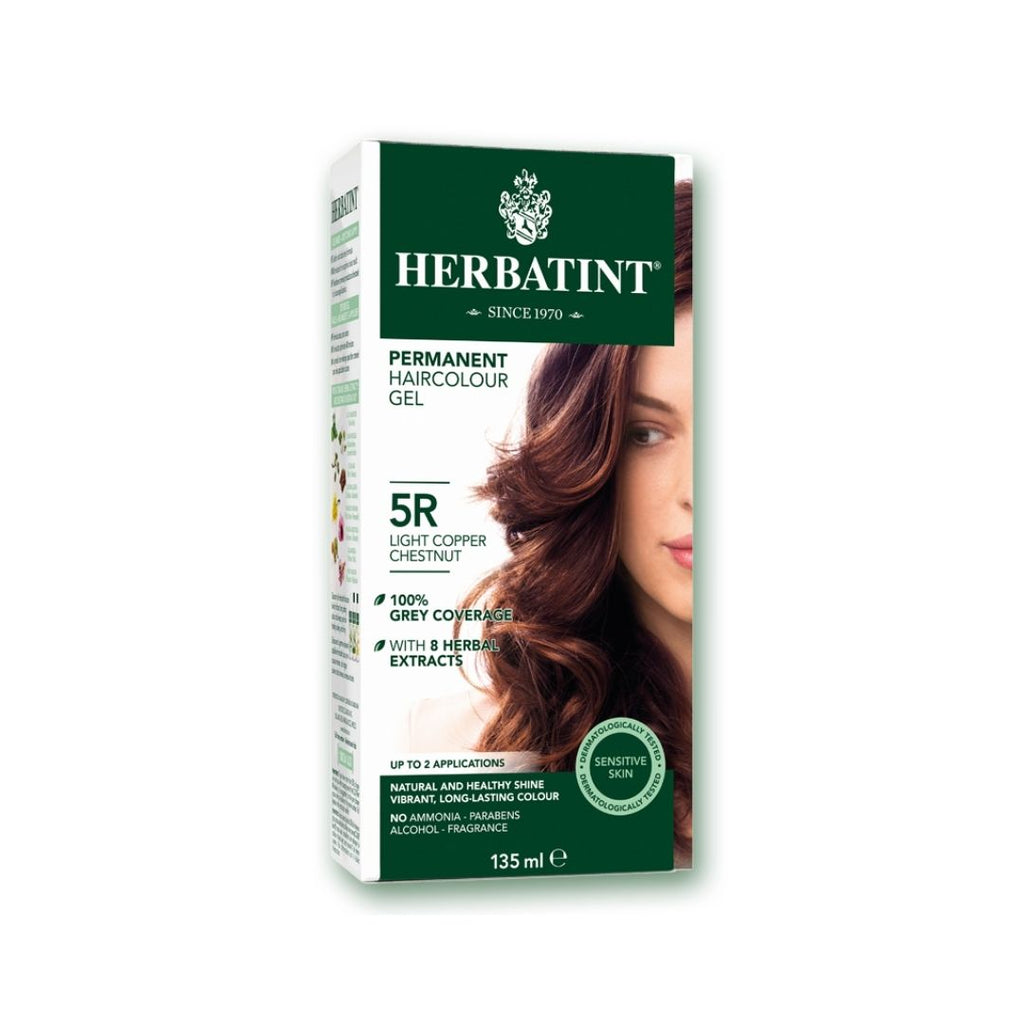 Herbatint™ "R" Series Natural Herb Based Hair Colour 5R Light Copper Chestnut