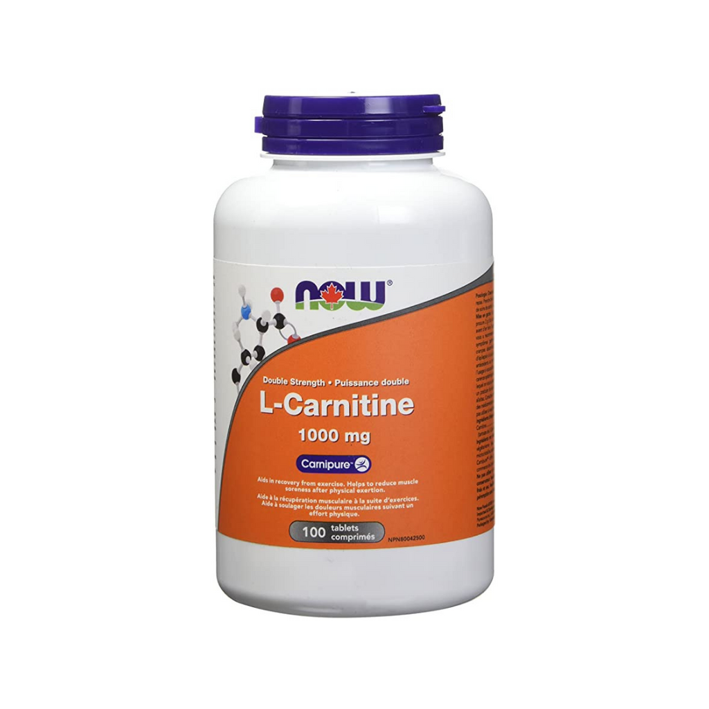 NOW L- Carnitine 1000mg,  100 Tablets
