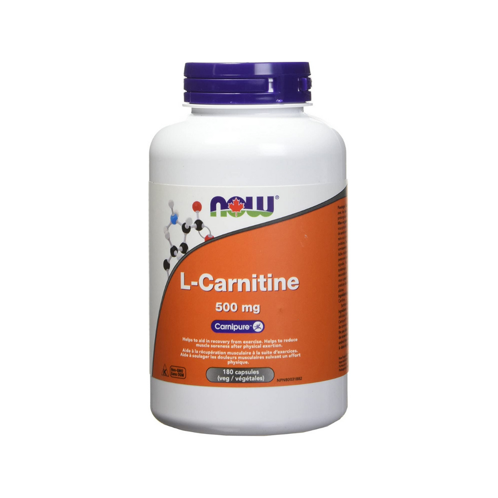 NOW L-Carnitine 500mg, 180 Capsules