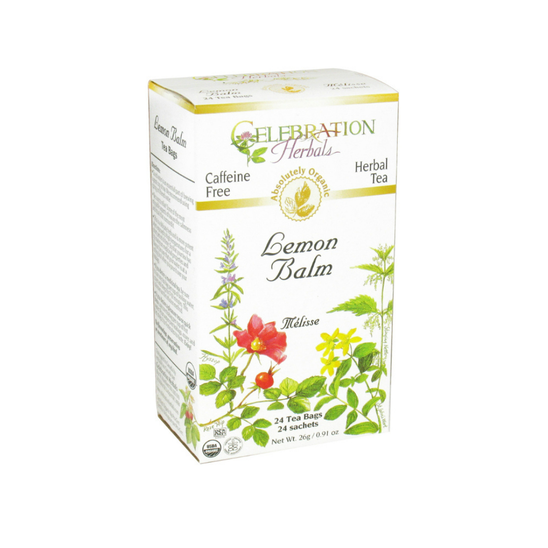 Organic Connections Lemon Balm Melisse 24 Tea Bags Eider Herbal