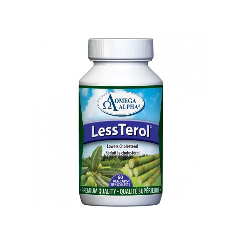 Omega Alpha LessTerol, Lowers Cholesterol, 60 Vegcaps