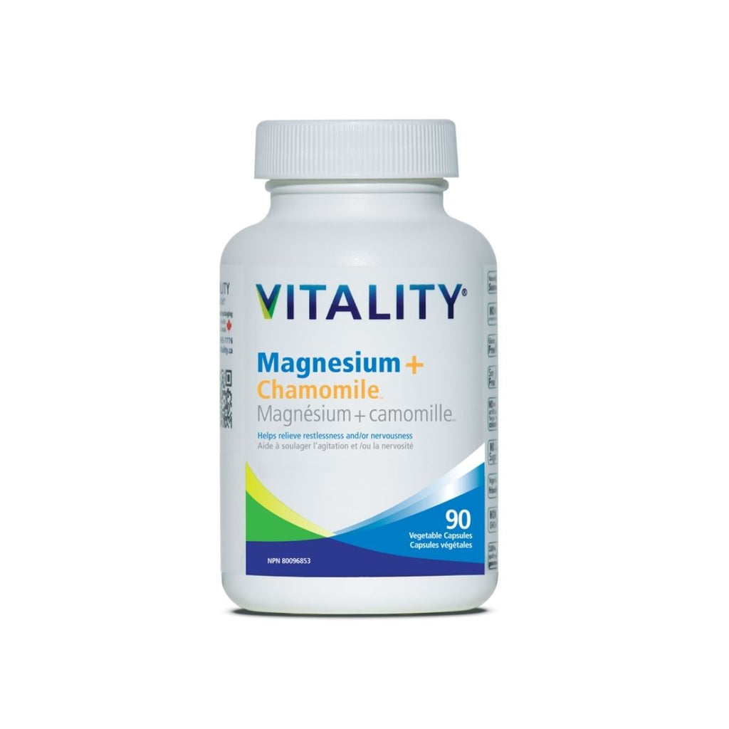 Vitality Magnesium + Chamomile, 90 Capsules