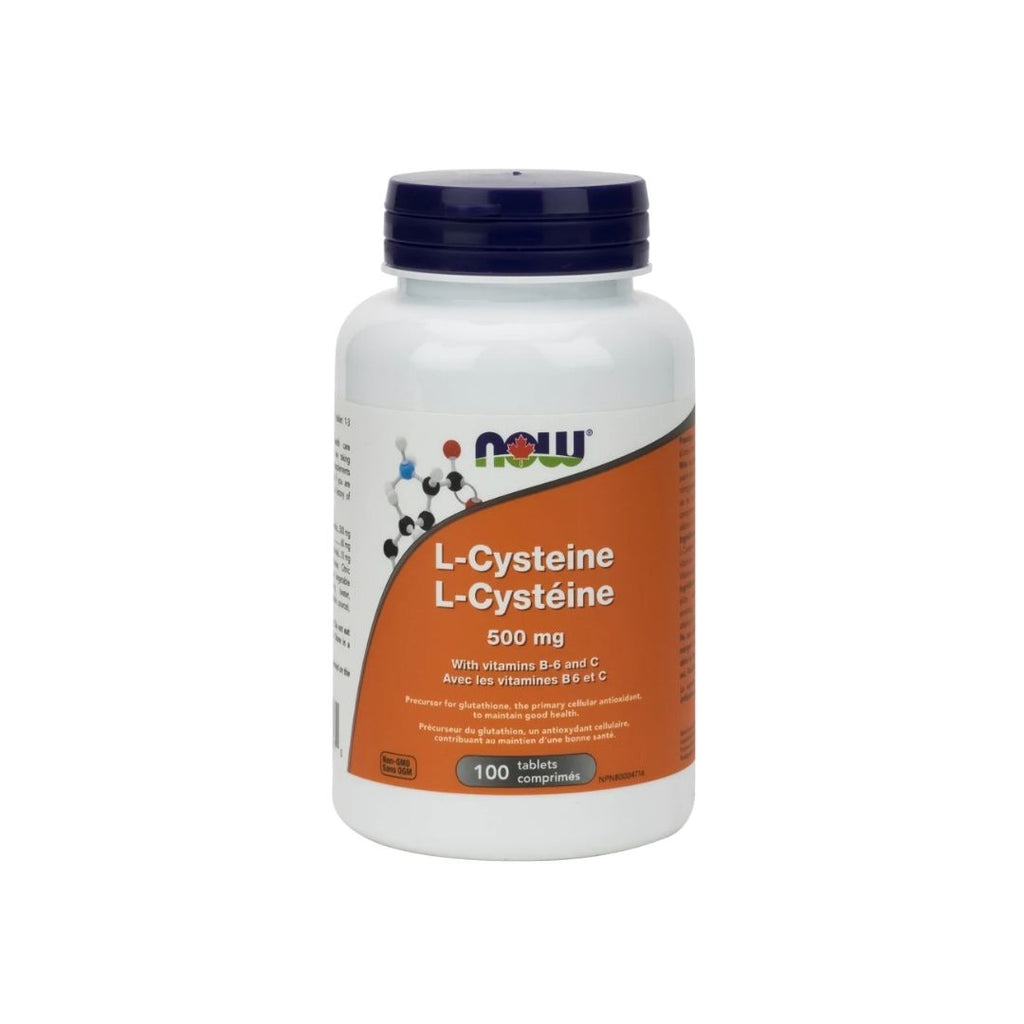 NOW L-Cysteine 500mg, 100 Tablets