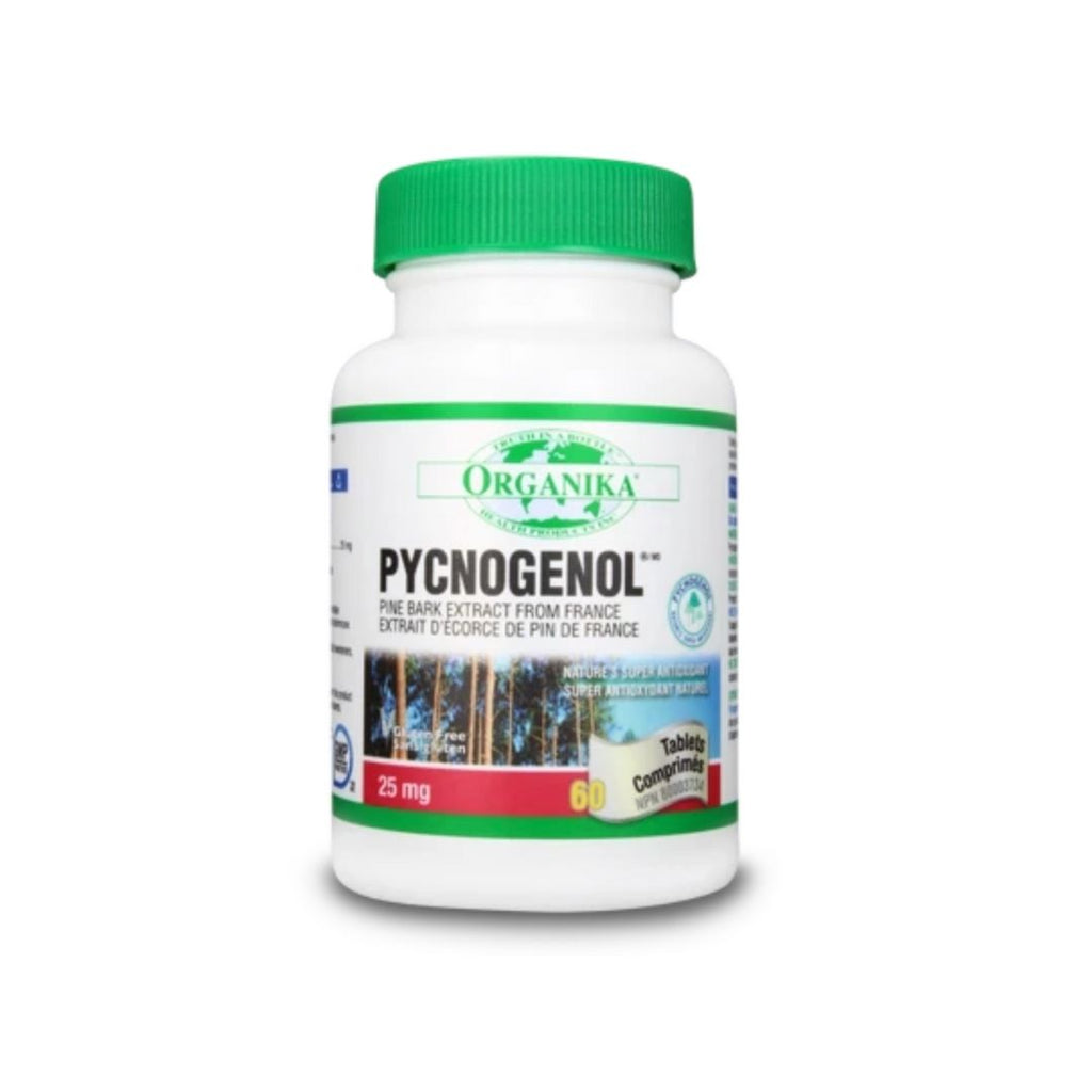 Organika Pycnogenol 25mg, 60 Capsules