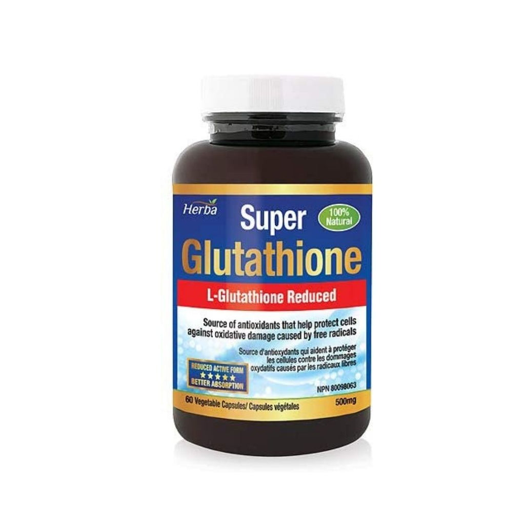 Herba Health Super Glutathione 500mg, 60 Vegan Capsules