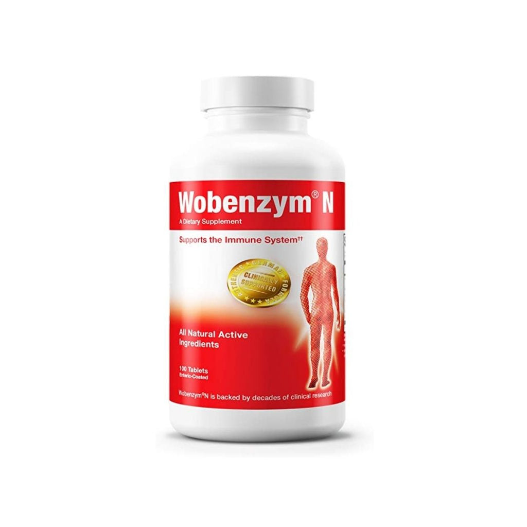 Wobenzym N Authentic German Formula Designed for Joint Support 100 Tablets