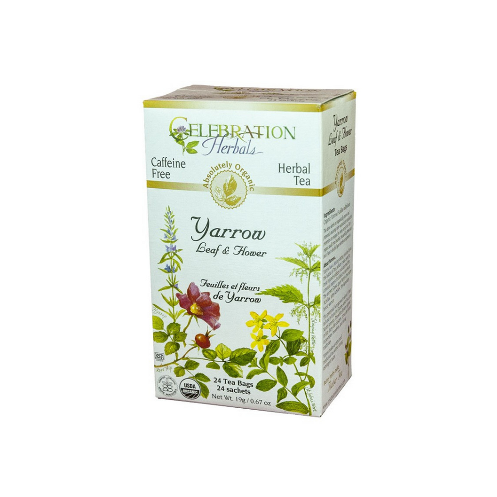 Organic Connections Yarrow Leaf-Flower, 24 Tea Bags