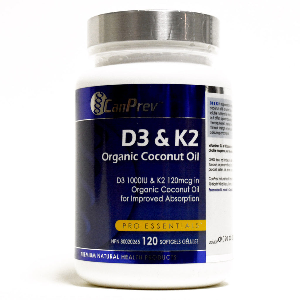 D3-K2 Organic Coconut Oil 120'