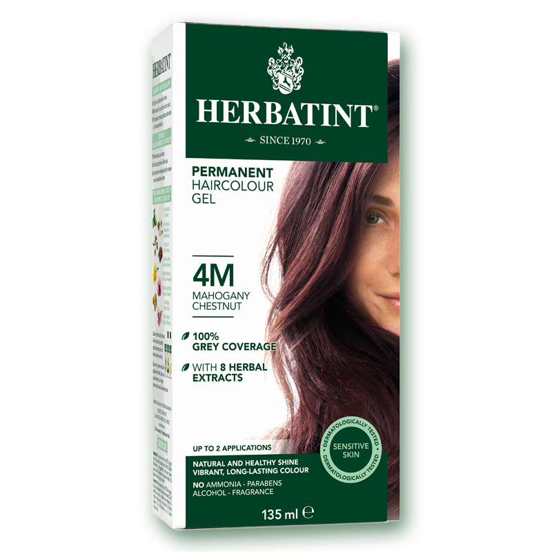 Herbatint™ "M" Series Natural Herb Based Hair Colour #4M Mahogany Chestnut