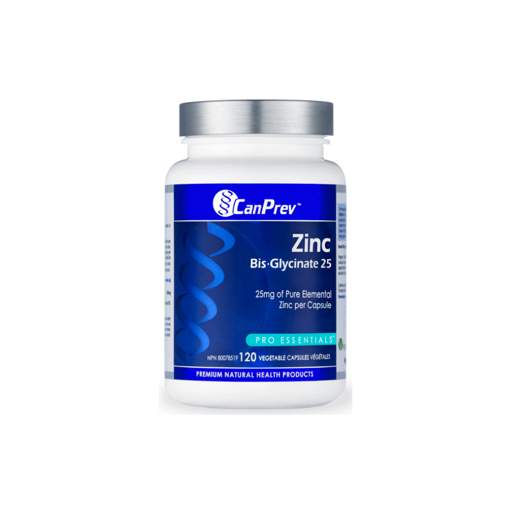 ZINC 25mg, 120 veg capsules